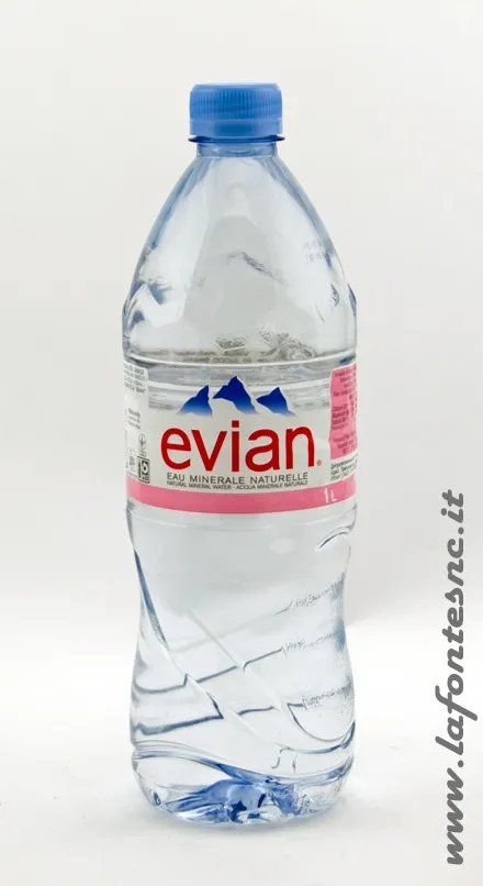Acqua Evian Naturale 1 litro PET (6 bottiglie) - immagine 2