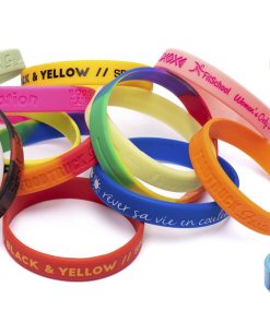 Bracciale silicone inciso