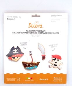 Tagliapasta Tema Pirati 4 pezzi .
