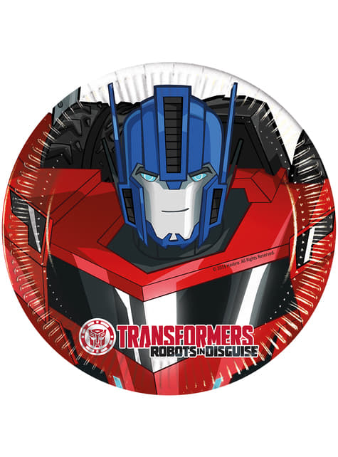 Piatti Torta Trasformers .