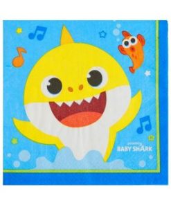 TOVAGLIOLI BABY SHARK 16PZ 33X33CM